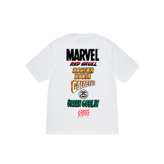 Áo Thun Oversize Stussy x Marvel Red Skull