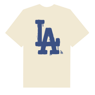 Áo Thun Oversize MLB Los Angeles Dodgers City Navy Blue