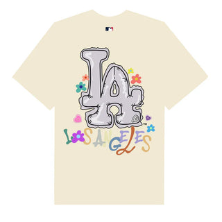 Áo Thun Oversize MLB Floral LA Groovy Flower