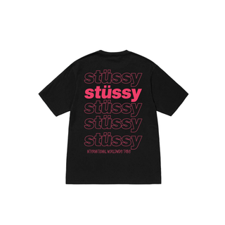 Áo Thun Oversize Stussy Pink