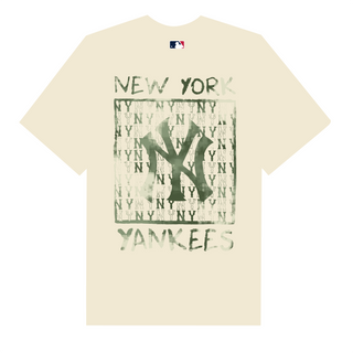 Áo Thun Oversize MLB New York Yankees Army Cammo