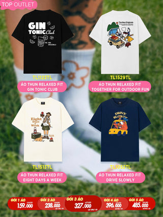 [Mystery Pack] Áo Thun Relaxed Fit - Hình In Ngẫu Nhiên.