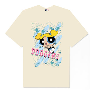 Áo Thun Oversize MLB Bubbles The Powerpuff Girls Los Angeles Dodgers