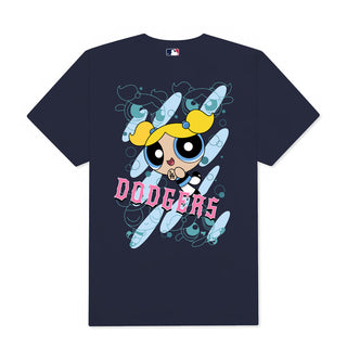 Áo Thun Oversize MLB Bubbles The Powerpuff Girls Los Angeles Dodgers