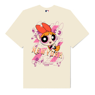 Áo Thun Oversize MLB Blossom New York Mets The Powerpuff Girls