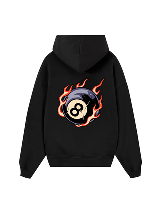 Billiards Flame Eight Hoodie