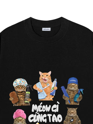 Áo Thun Relaxed Fit Meosw Gì Cũng Tao