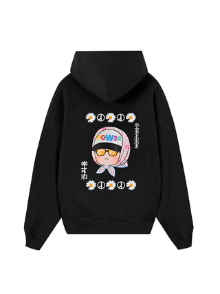 Floral With GD Chibi Daisy Flower Hoodie