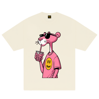 Áo Thun Oversize Drew Dope Pink Panther