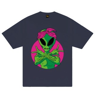 Áo Thun Oversize Drew Gangsta Alien