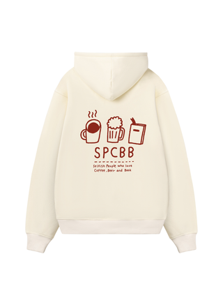Selfish People Who Love Coffee Beer And Book Hoodie