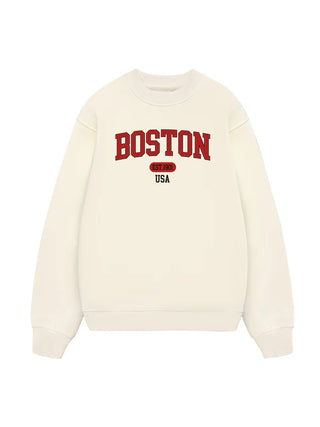 Baseball Collage Boston Sweater