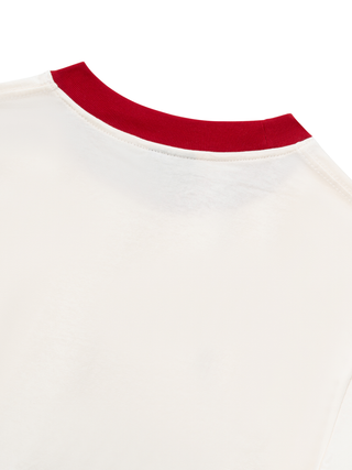 Áo Thun Ringer Relaxed Fit Muse Cat