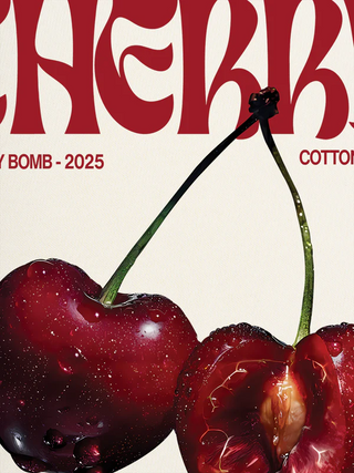 Áo Thun Ringer Relaxed Fit Cherry Freshty Fruit