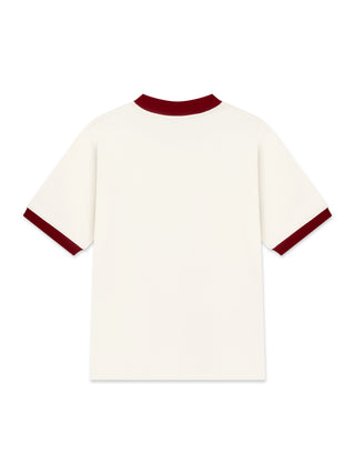 Áo Thun Ringer Relaxed Fit Sweet Teddy