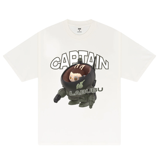 Áo Thun Oversize Labubu Captain Ma.K.Series