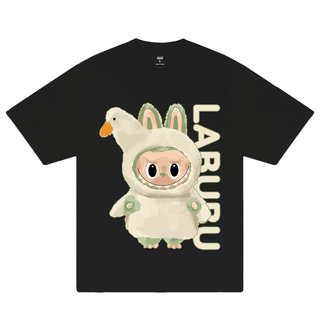 Áo Thun Oversize Labubu Greeny Duck