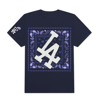 Áo Thun Oversize MLB Los Angeles Dodgers Paisley Big Logo One Point