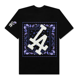 Áo Thun Oversize MLB Los Angeles Dodgers Paisley Big Logo One Point