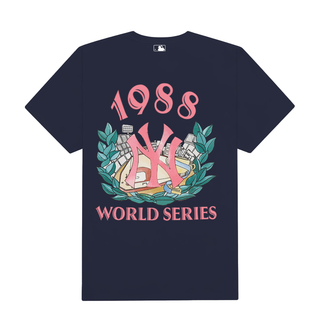 Áo Thun Oversize MLB Floral 1988 WorMLB Floral World Series