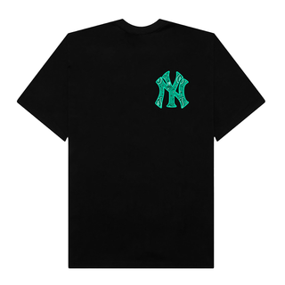 Áo Thun Oversize MLB Floral Green Logo