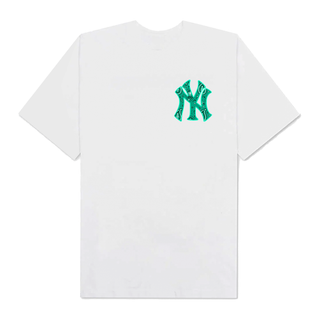 Áo Thun Oversize MLB Floral Green Logo