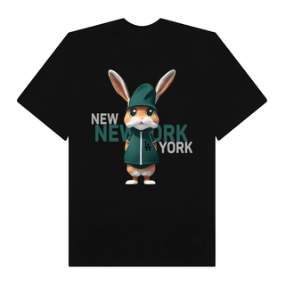 Áo Thun Oversize MLB Floral Green Rabbit