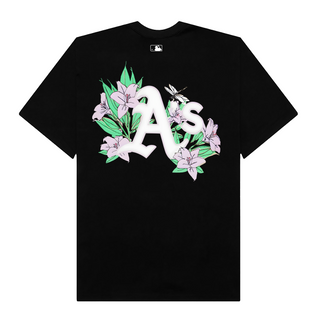 Áo Thun Oversize MLB Floral Los Angeles