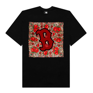 Áo Thun Oversize MLB Floral Retro Boston Rose