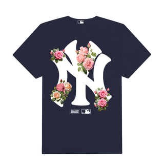 Áo Thun Oversize MLB Floral Rose Bloom