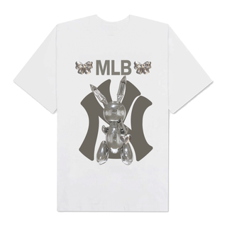 Áo Thun Oversize MLB Floral Silver Balloon Rabbit