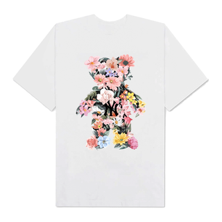 Áo Thun Oversize MLB Floral Teaddy Bear Flower