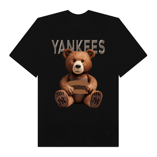 Áo Thun Oversize MLB Floral Teddy Bear Luxury