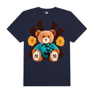 Áo Thun Oversize MLB Floral Teddy Bear