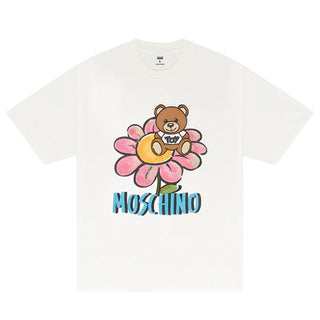 Áo Thun Oversize Moschino Bear Flower