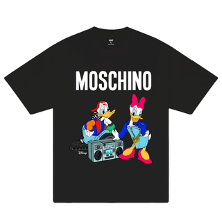 Áo Thun Oversize Moschino Disney Friend Duck