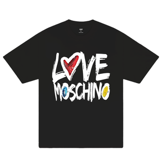 Áo Thun Oversize Moschino I Love Moschino