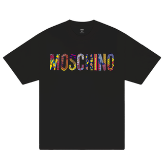 Áo Thun Oversize Moschino Retro Logo