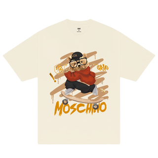 Áo Thun Oversize Moschino Skate