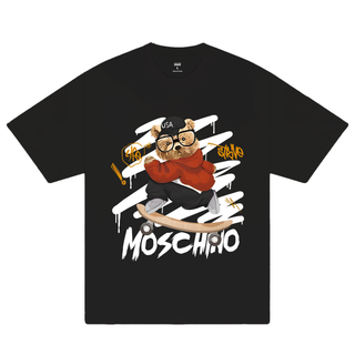 Áo Thun Oversize Moschino Skate