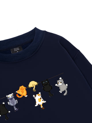 Cat Line Up Sweater