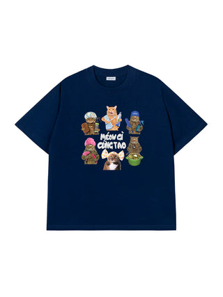 Áo Thun Relaxed Fit Meosw Gì Cũng Tao