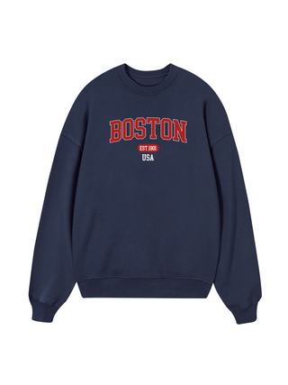 Baseball Collage Boston Sweater