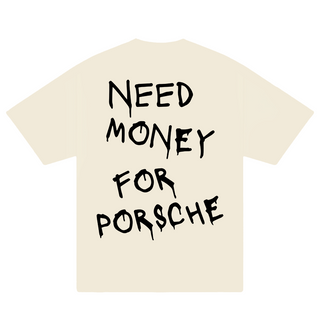 Áo Thun Oversize Need Money For Porsche Paiting