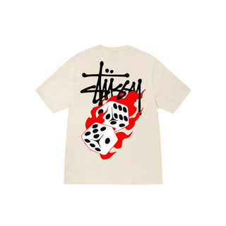 Áo Thun Oversize Stussy Flame Dice