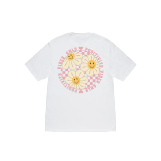 Áo Thun Oversize Stussy Floral Pink Positivity