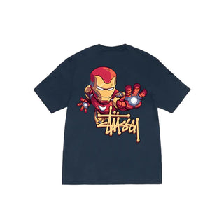 Áo Thun Oversize Stussy Iron Man Blasting