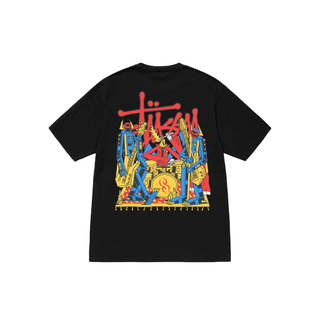 Áo Thun Oversize Stussy Mecha Band