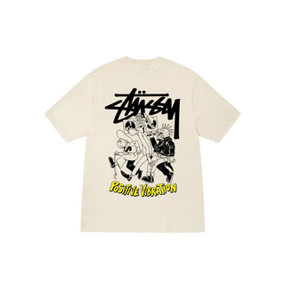 Áo Thun Oversize Stussy Positive Vibration