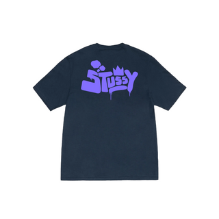 Áo Thun Oversize Stussy Purple Smoke